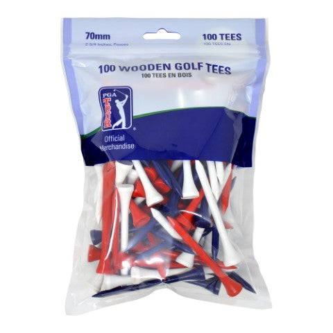 Holz Golf Tees 70 mm – Premium Qualität für präzises Spiel