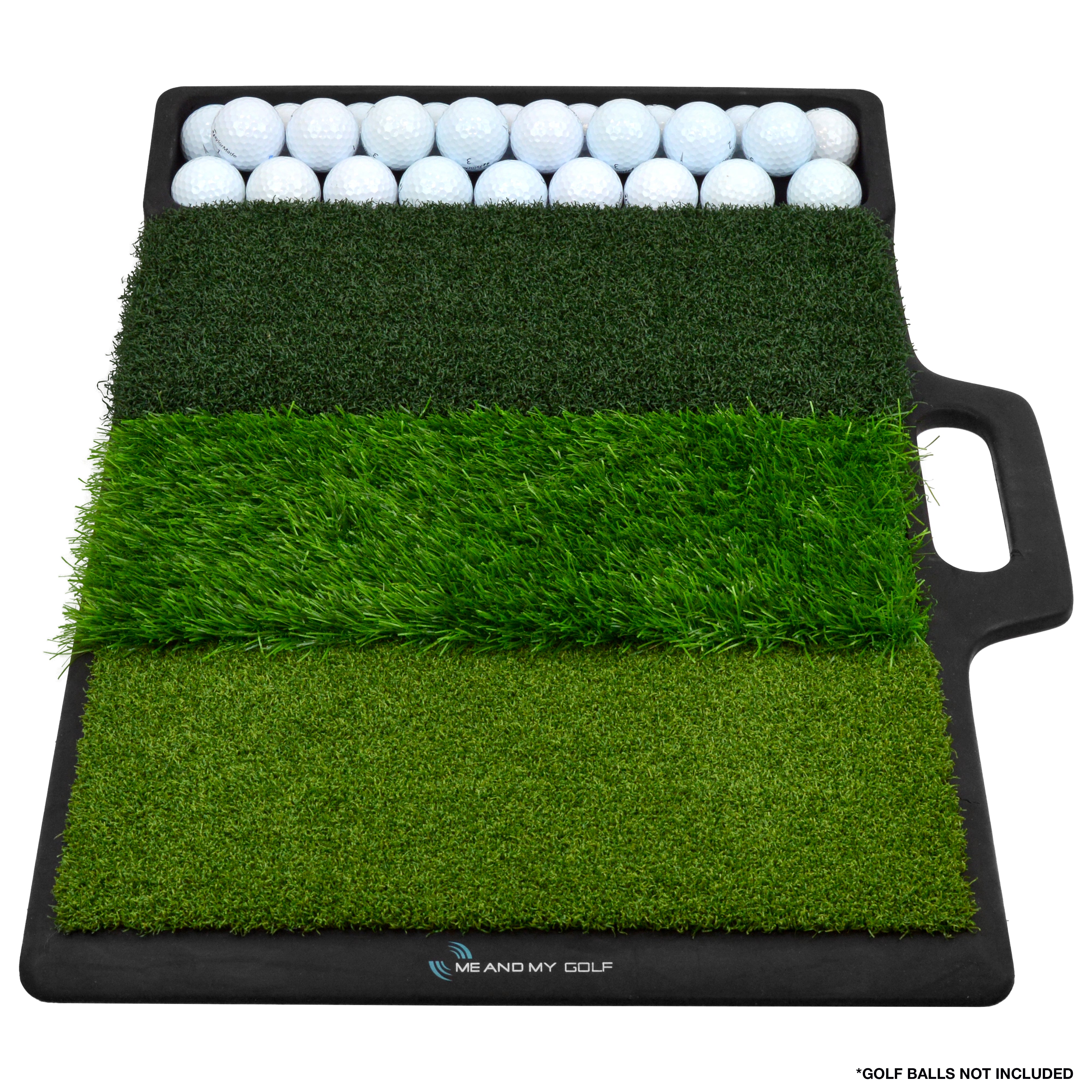 Tri Turf Golf-Schlagmatte mit Golfballablage