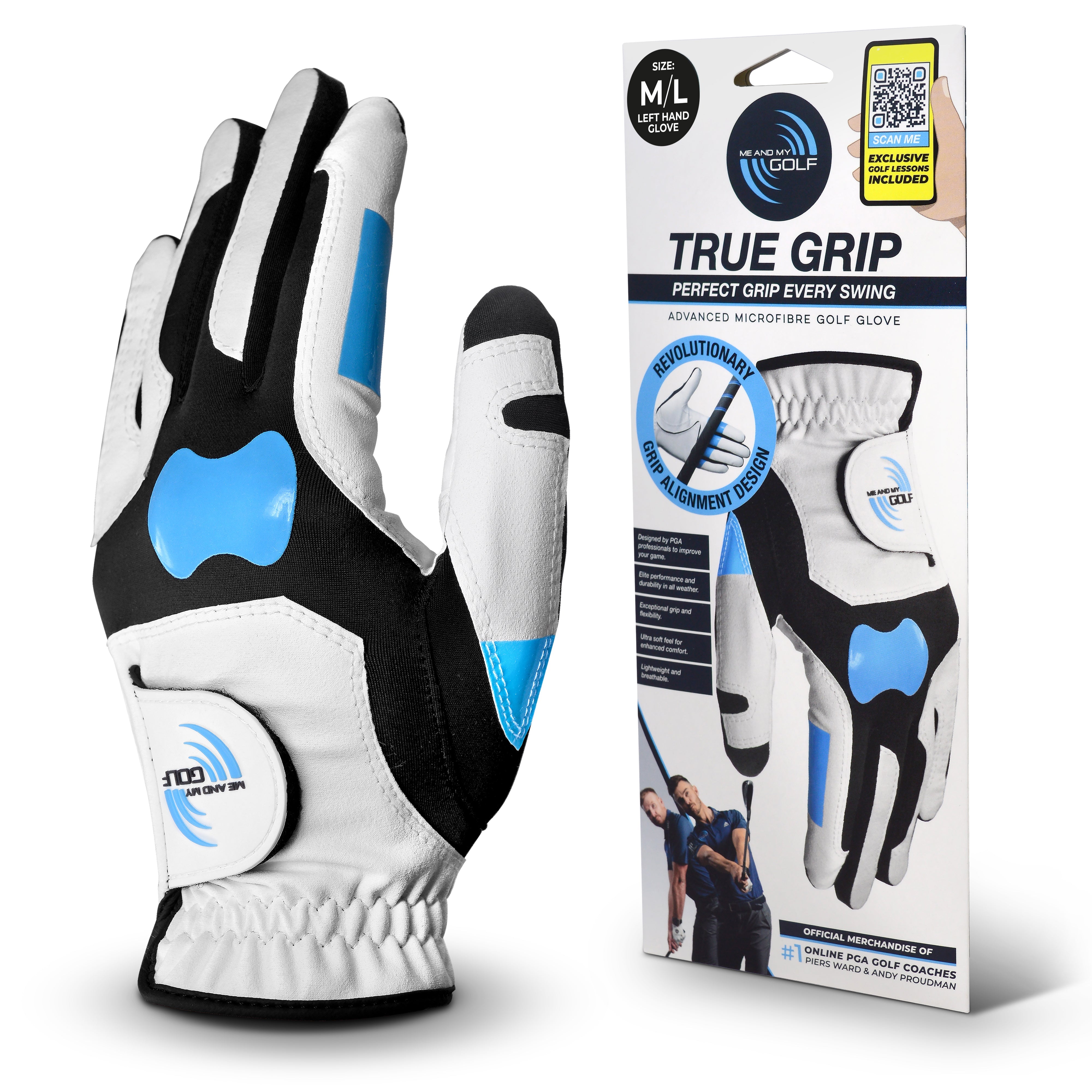 True Grip Golfhandschuh – Optimale Kontrolle & Komfort S / M