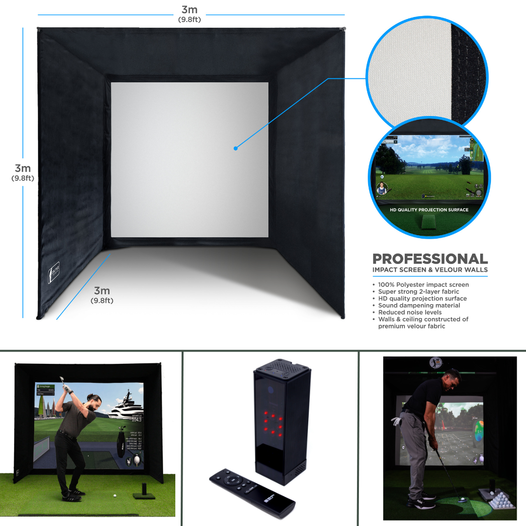 SimSpace Studio Square Golf | Rechteckwelle | Basispaket