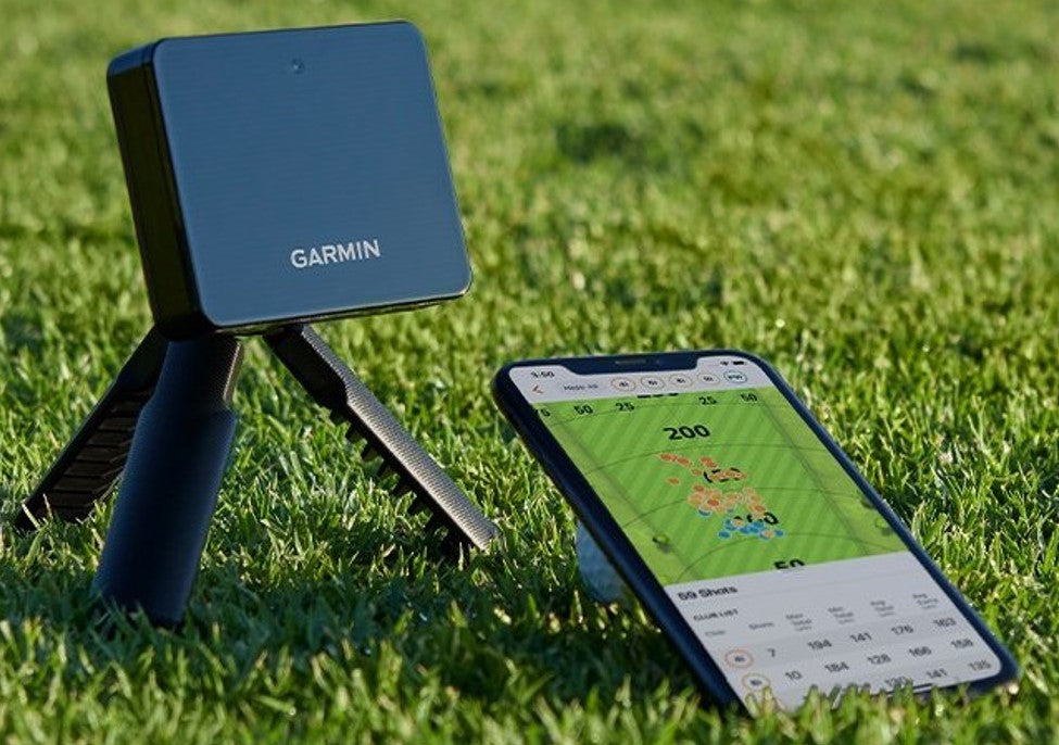 Heimgolf Startset: On Par Golfnetz, Teaching Pro Golfmatte und Garmin Approach R10 Golfsimulator