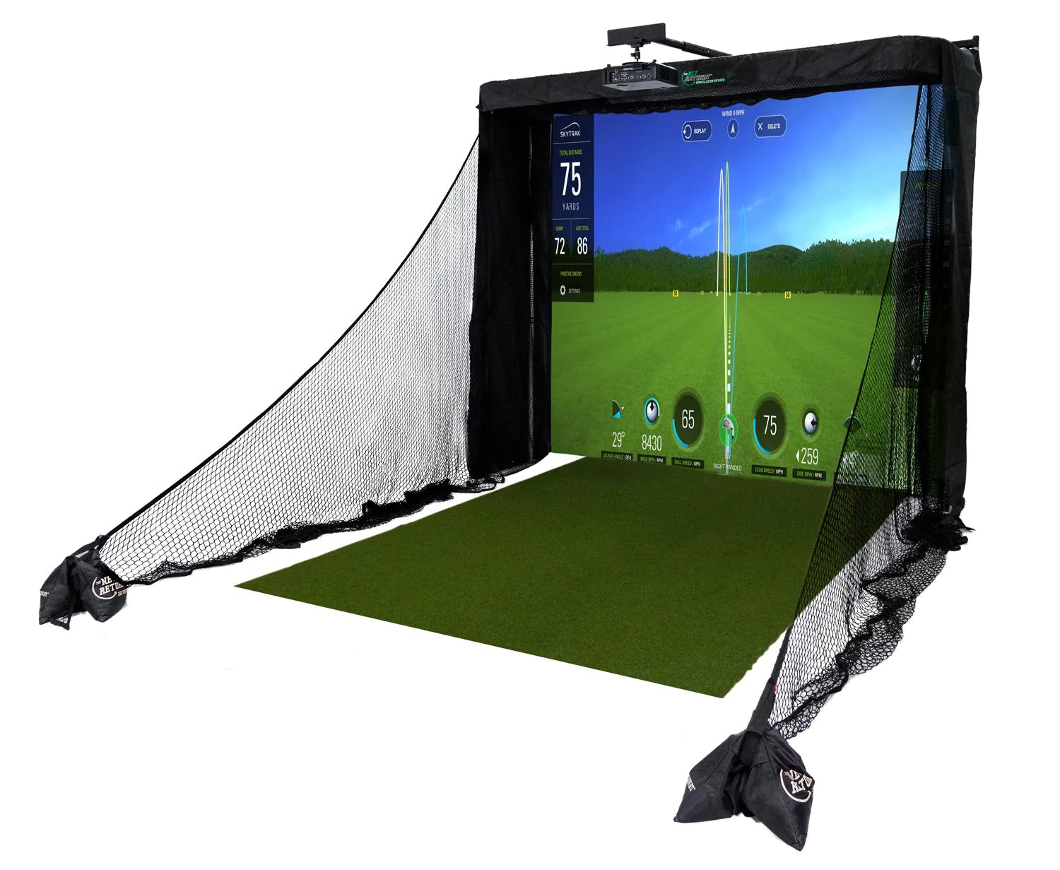 Golfnet Net Return Simulator Kit - Ultimativer Golfsimulator