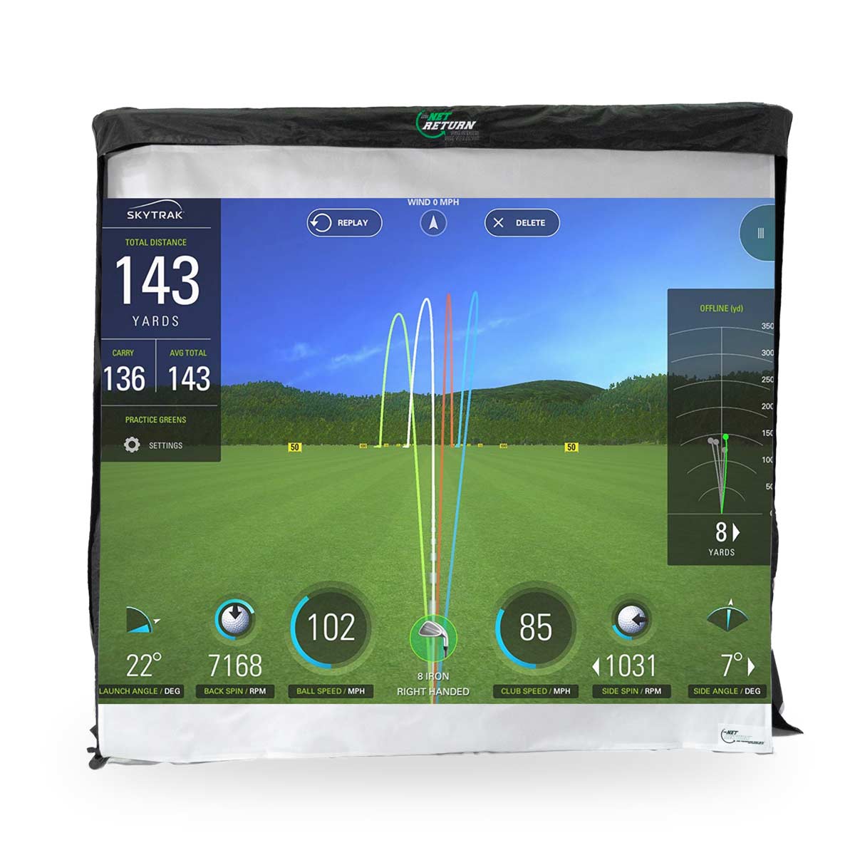 Golfnet Net Return Simulator Kit - Ultimativer Golfsimulator